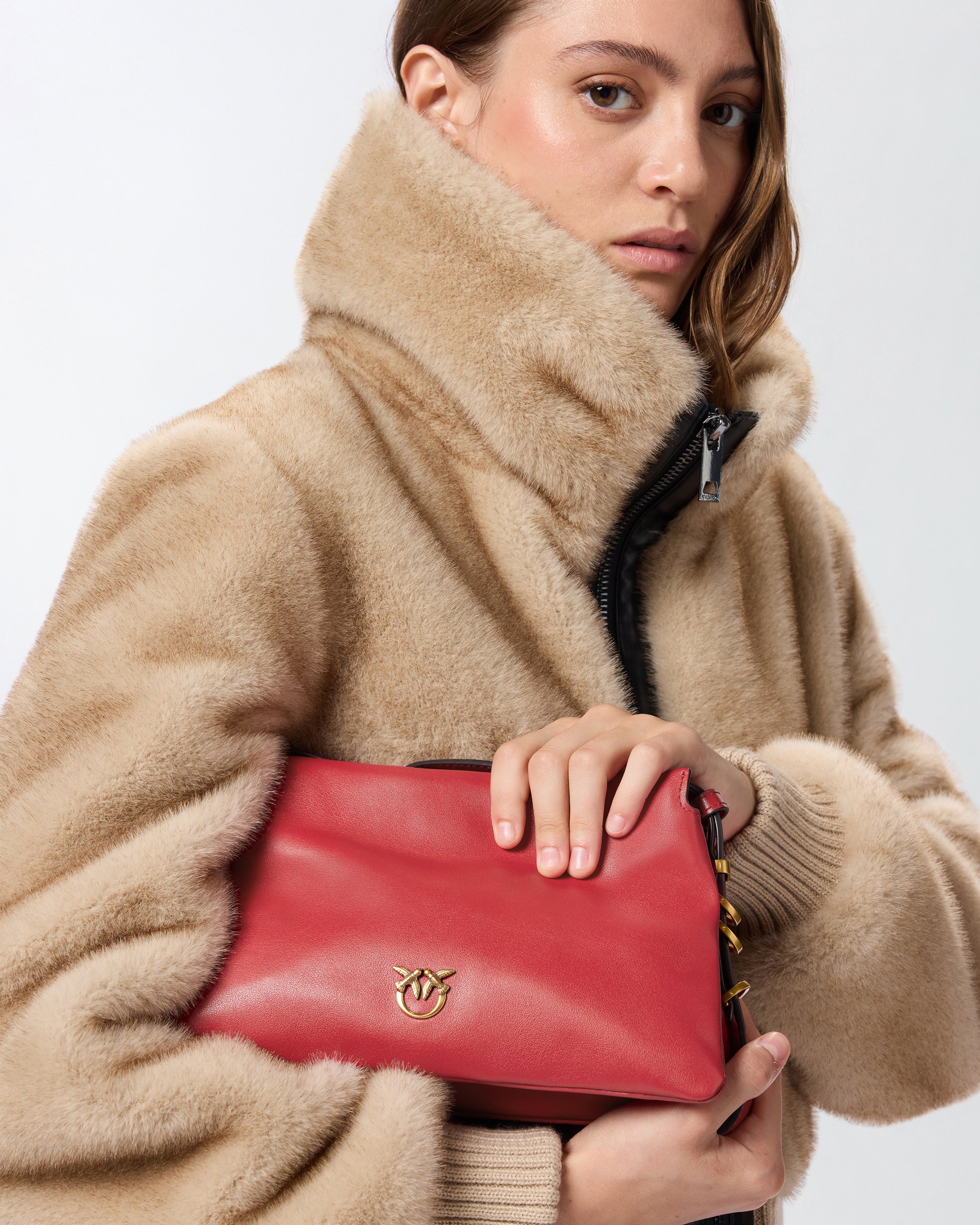 BORSA MINI A0QO TRIPLET - PINKO