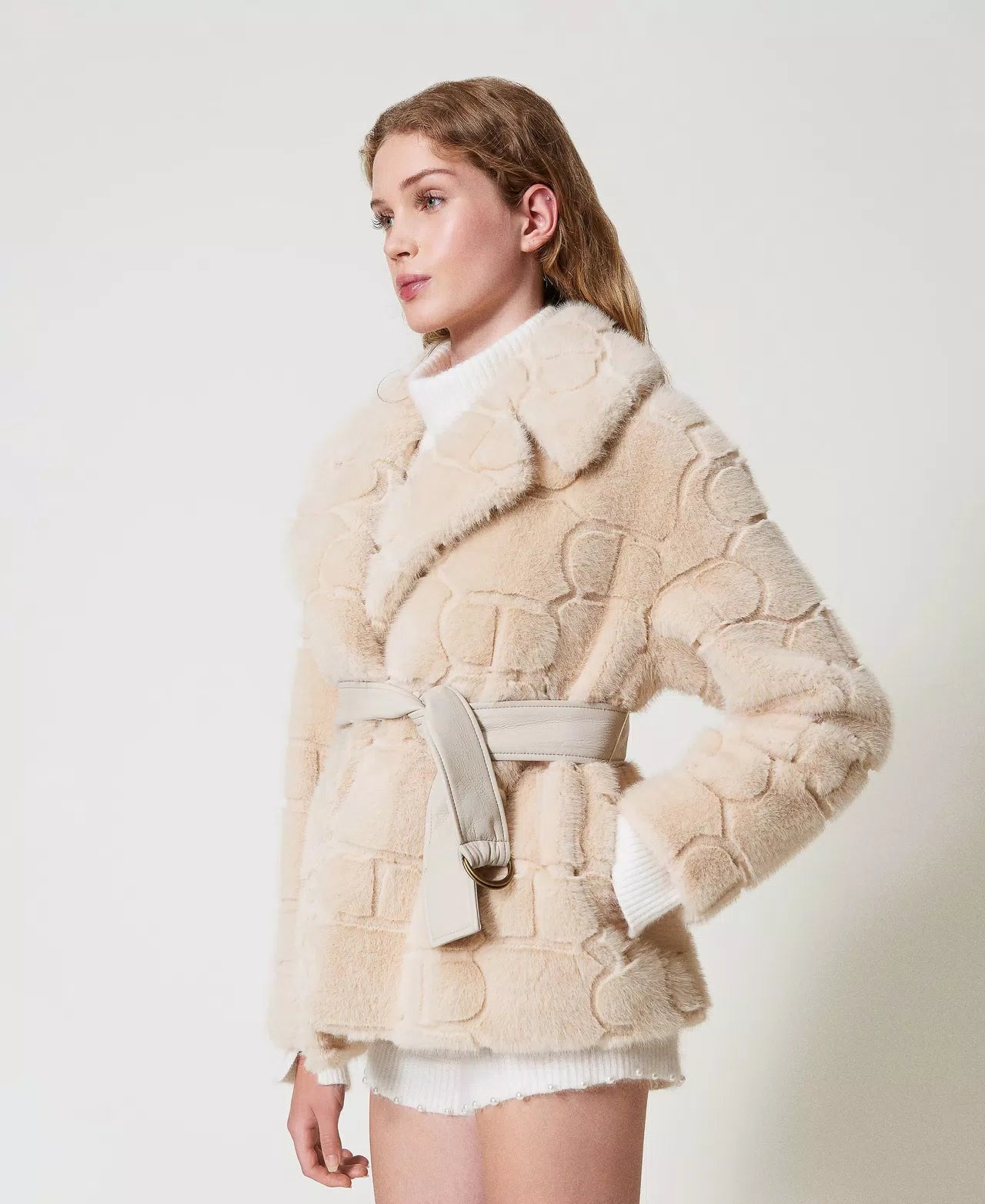 PELLICCIA+CINTURA - TWIN SET
