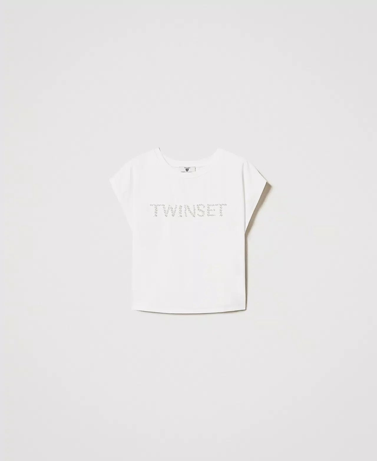T-SHIRT BOXI CON RICAMO - TWIN-SET U&B MARE