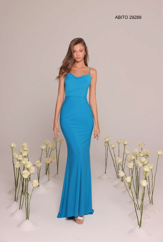 VESTITO C/STOLA - BIANCA BRANDI