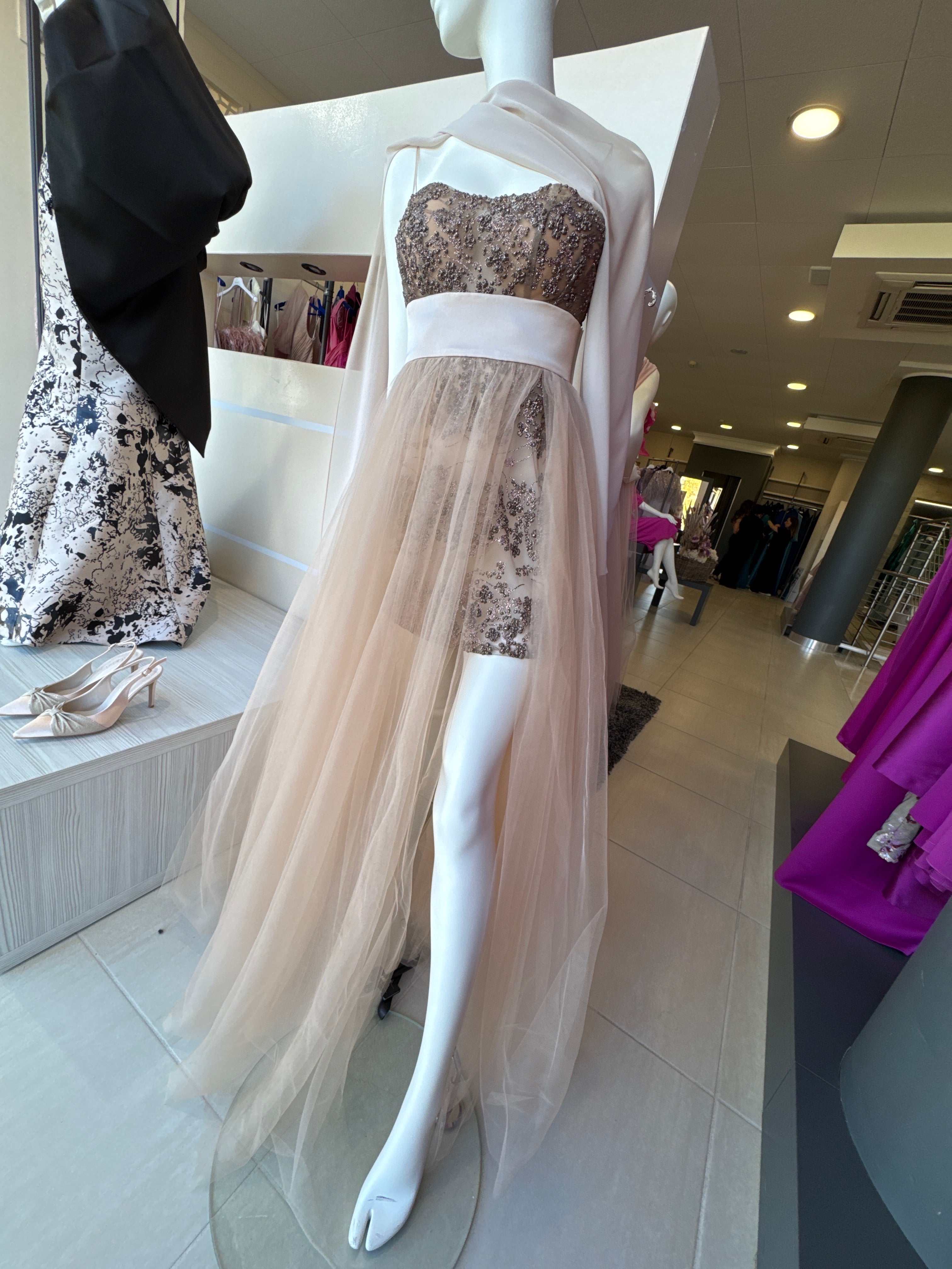 VESTITO C/STOLA - NYMPHAEA