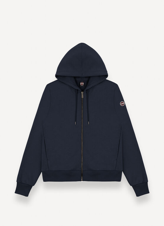 FELPA C/ZIP E CAPPUCCIO - COLMAR