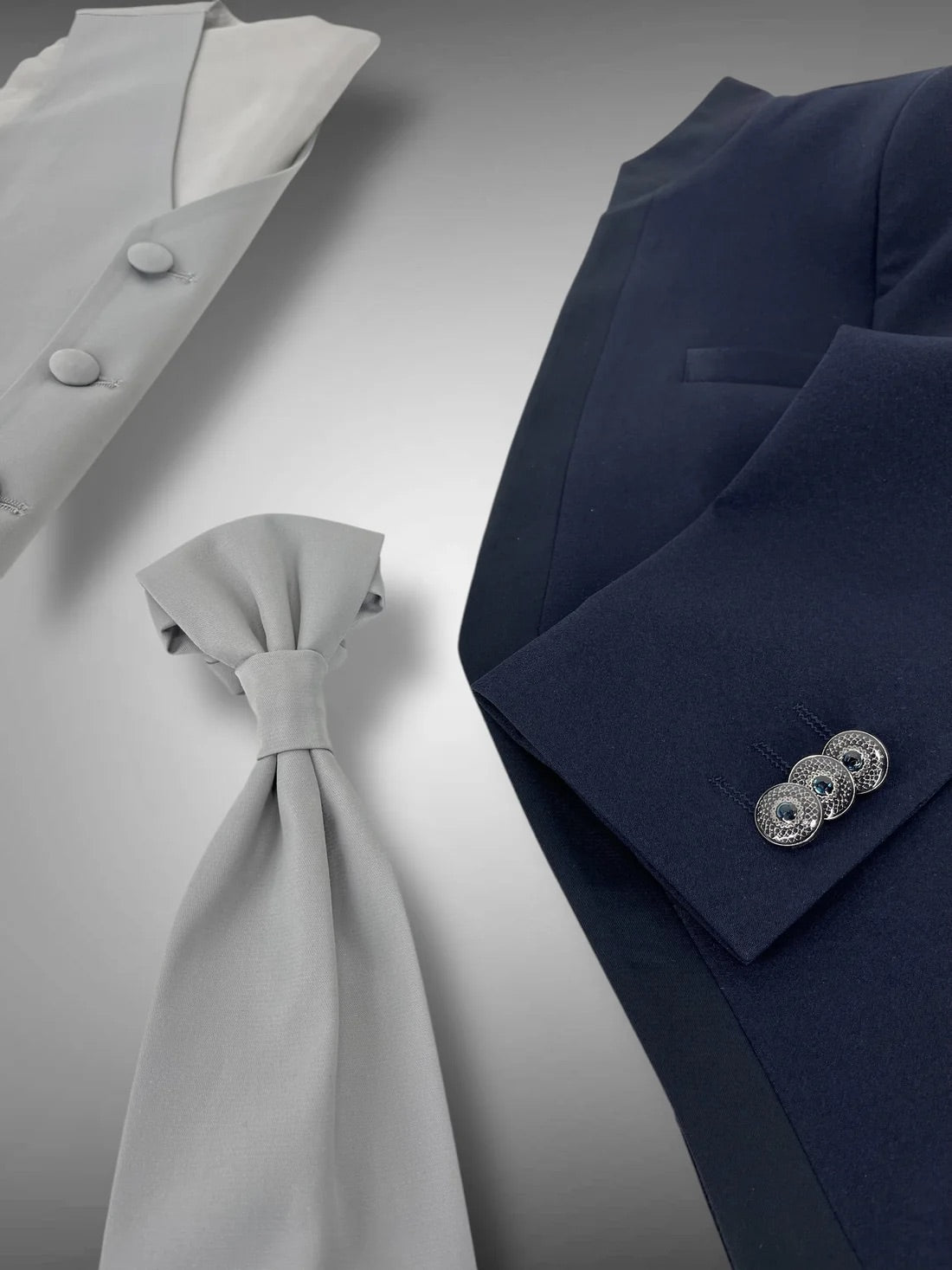 ABITO C/GILET+PLASTRON - ETIENNE CHIC