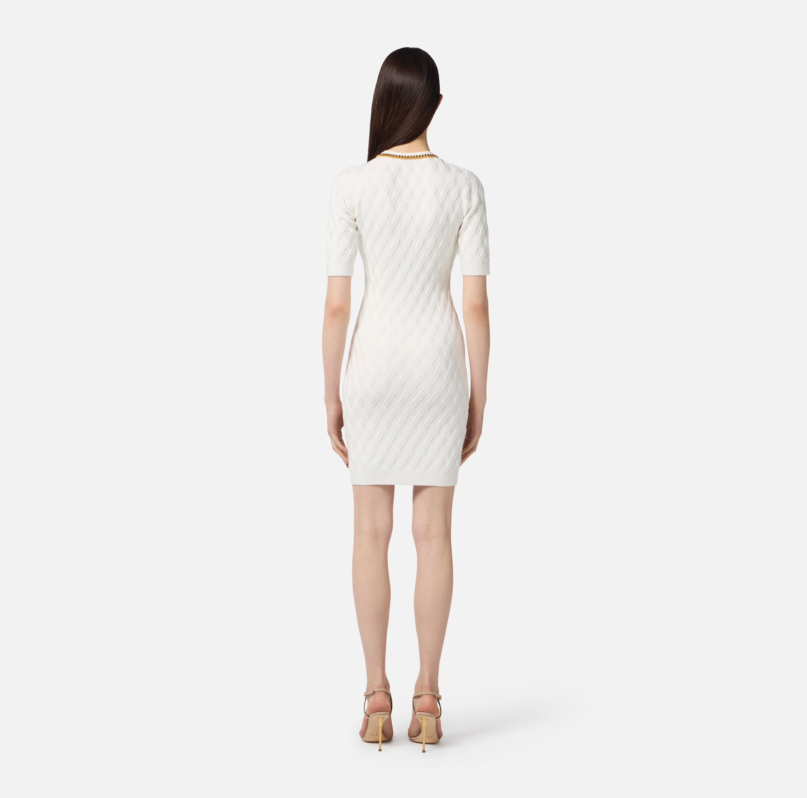 VESTITO IN MAGLIA+CATENA - ELISABETTA FRANCHI