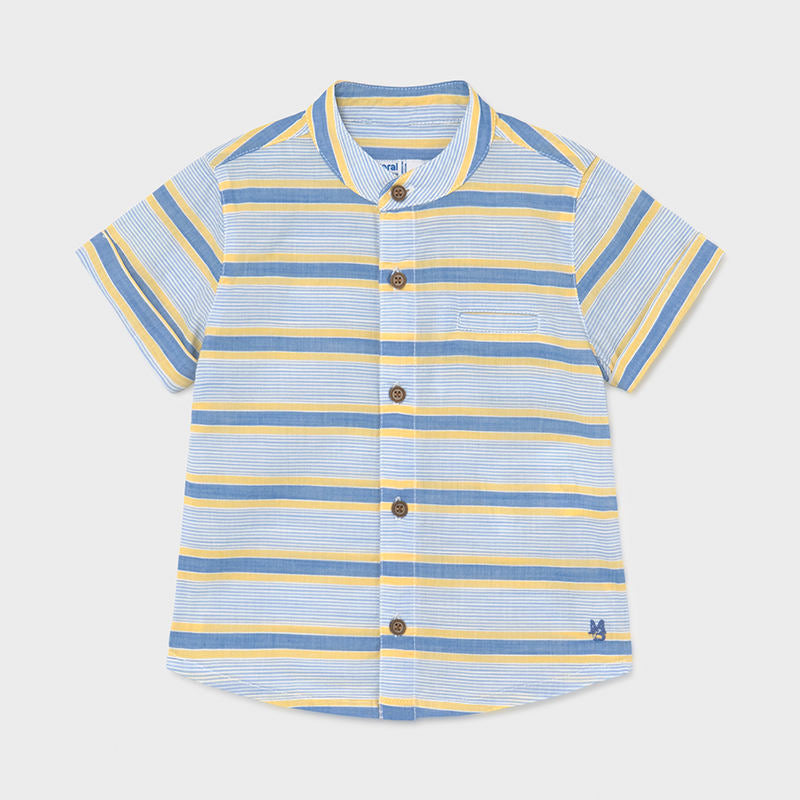 Camicia m/l lino collo corean - MAYORAL