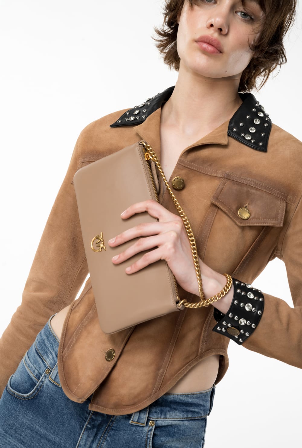 BORSA A27K FLAT HORIZONTAL MINI - PINKO