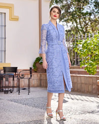 VESTITO+SPOLVERO+CINTURA - SONIA PENA