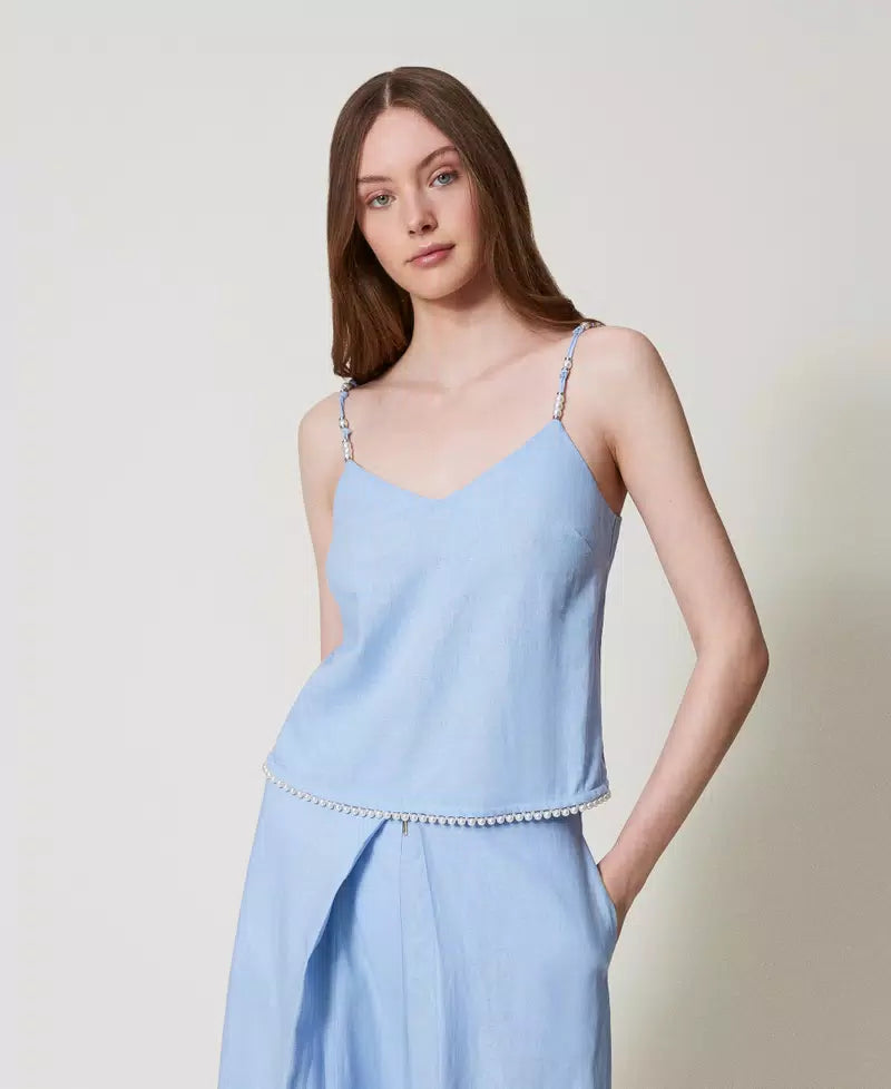 TOP CORTO - TWIN-SET U&B MARE