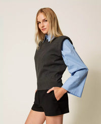 MAGLIA SENZA MANICHE - TWIN SET