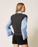 MAGLIA SENZA MANICHE - TWIN SET