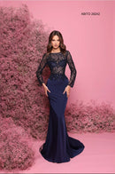 VESTITO C/STOLA - BIANCA BRANDI