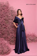 VESTITO C/STOLA - BIANCA BRANDI