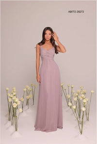 VESTITO C/STOLA - BIANCA BRANDI
