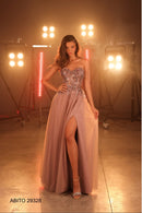 VESTITO C/STOLA - BIANCA BRANDI