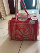 TOTE IN CANVAS STAMPATO - TWIN-SET U&B MARE