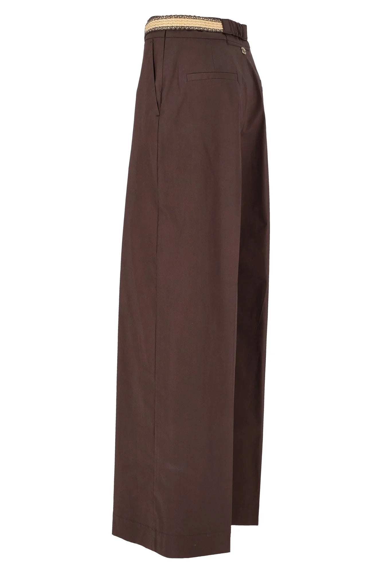 PANTALONE PALAZZO C/CINTURA - TWIN SET