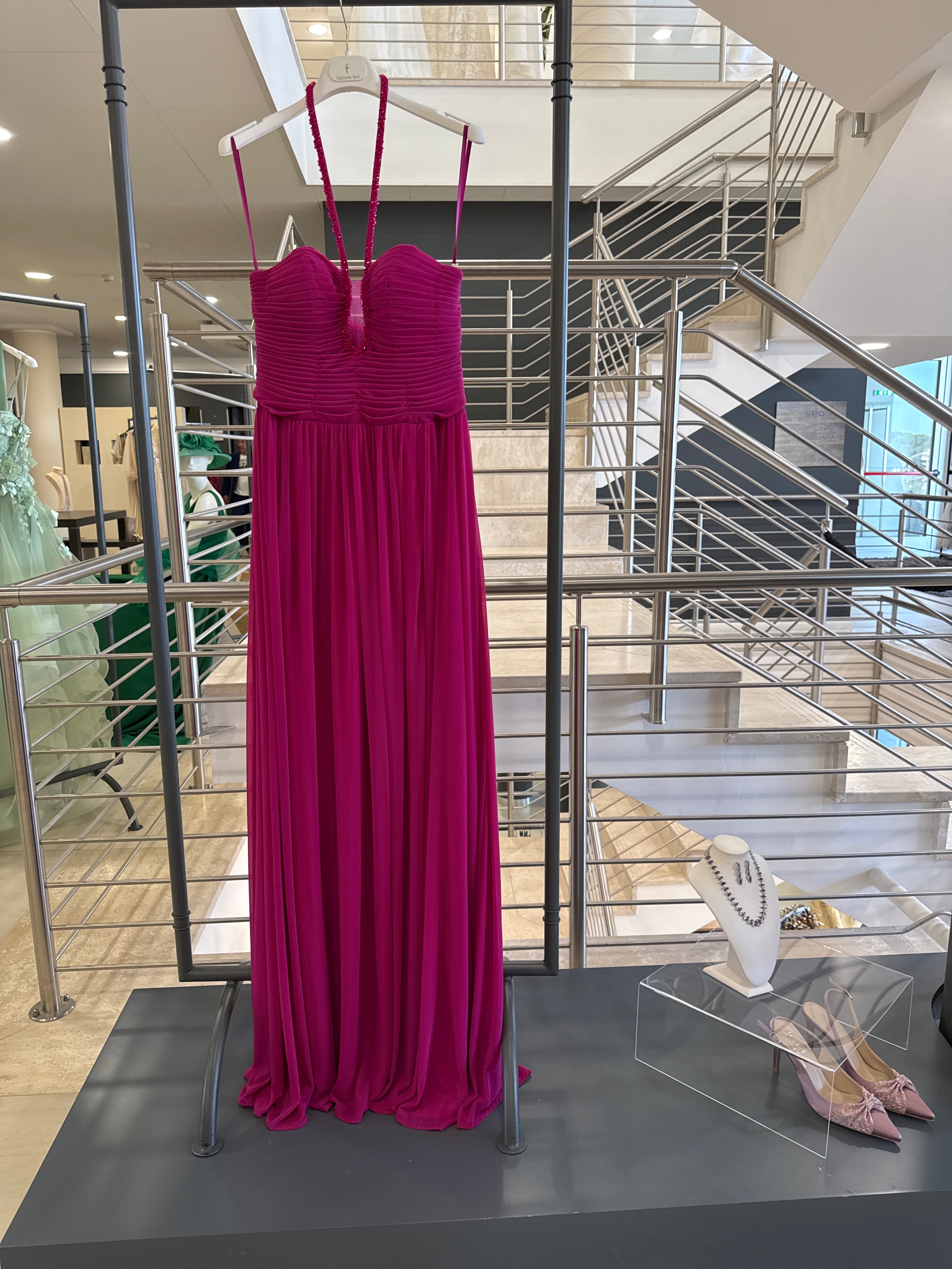 VESTITO C/STOLA - BIANCA BRANDI