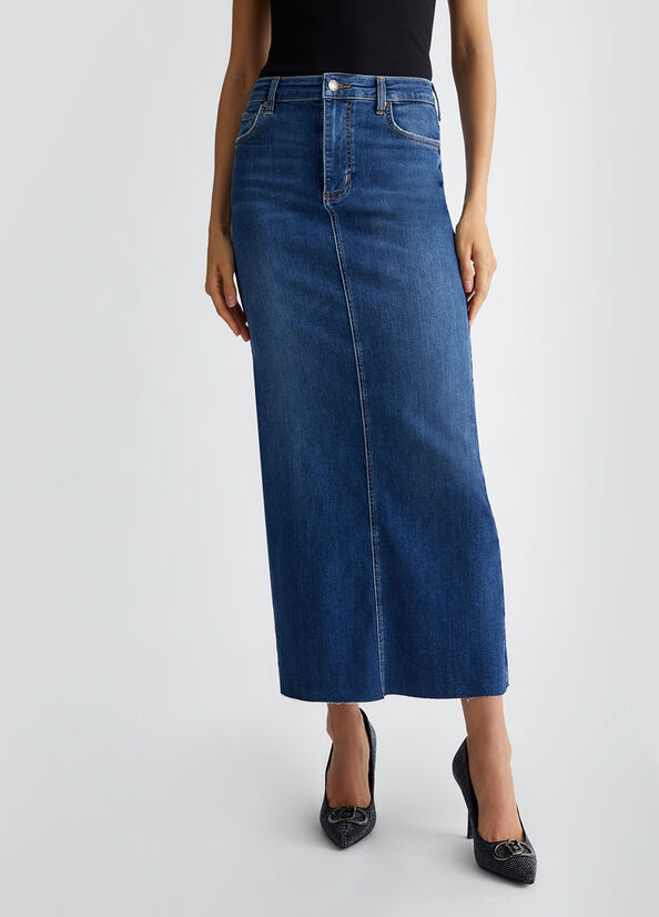 GONNA LUNGA DENIM - LIU JO