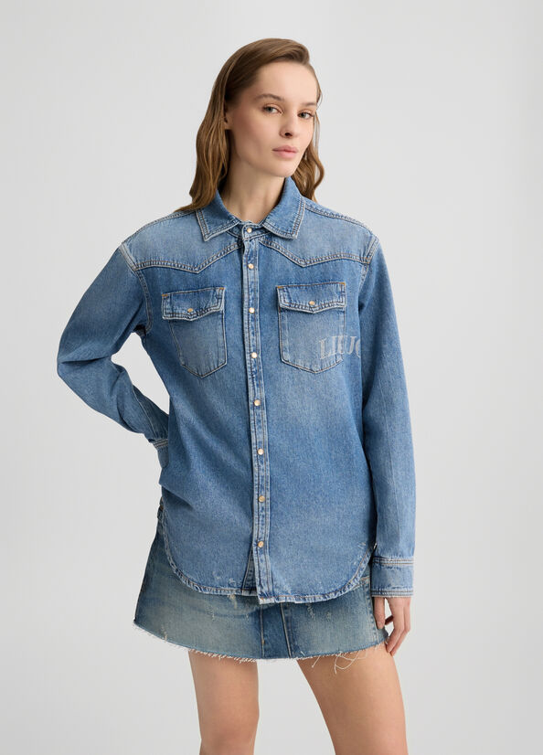 CAMICIA DENIM ML - LIU JO