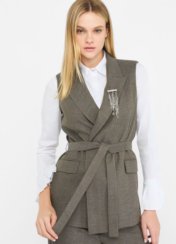 GILET C/ACCESSORIO (comp c/CF5372) - LIU JO