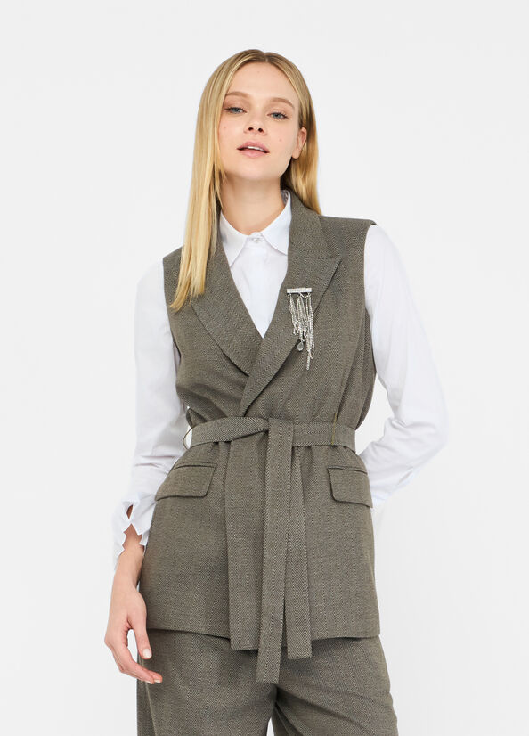 GILET C/ACCESSORIO (comp c/CF5372) - LIU JO