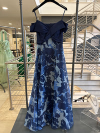 VESTITO L C/STOLA - MARFIL