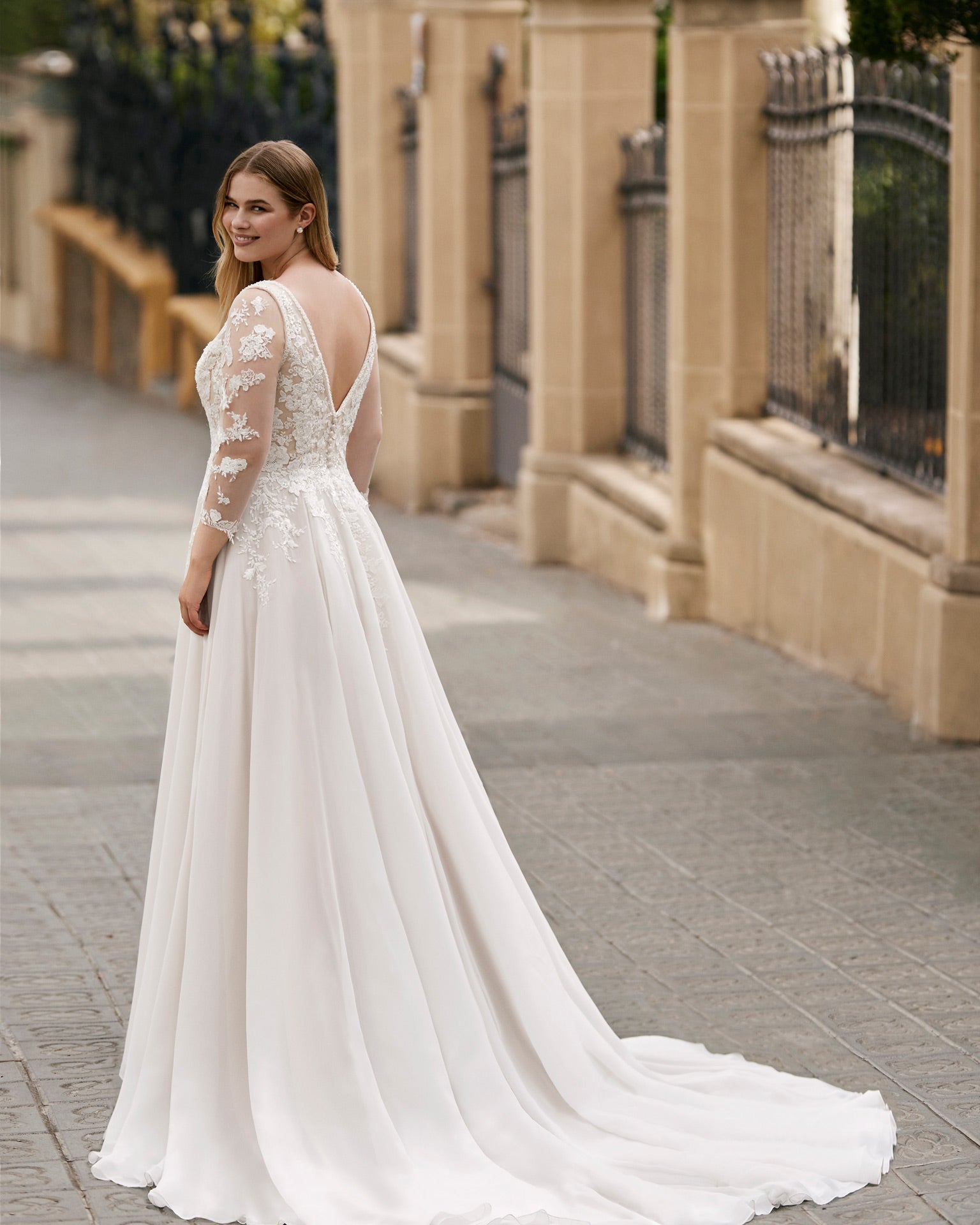 ABITO SPOSA MARTHA BLANC - ROSA CLARA'