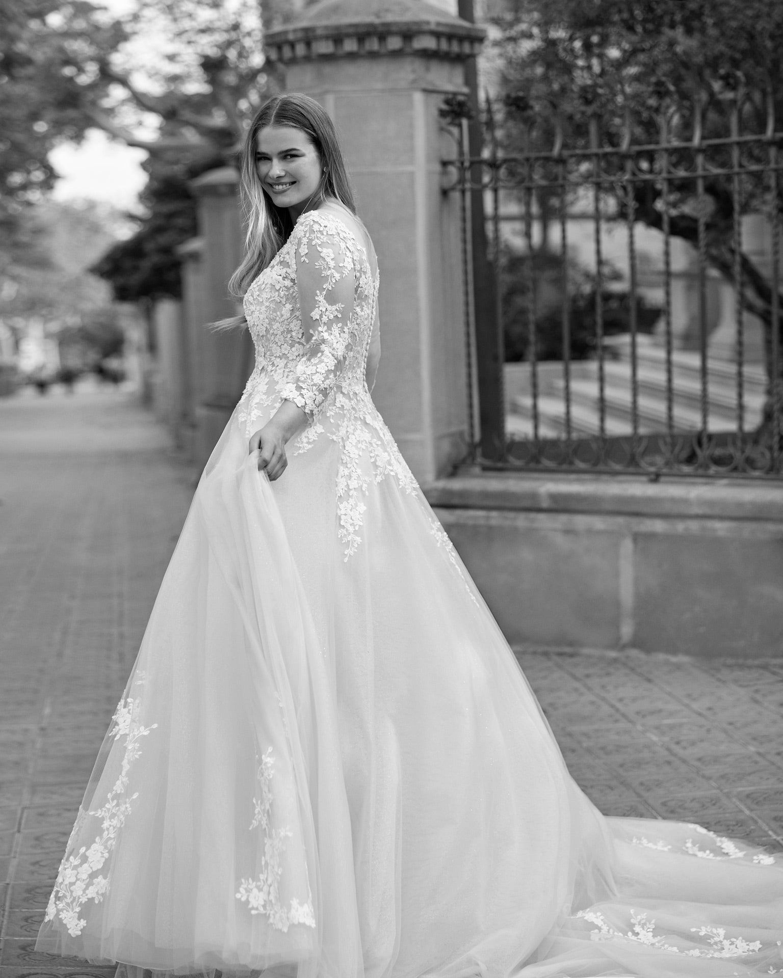 ABITO SPOSA MARTHA BLANC - ROSA CLARA'