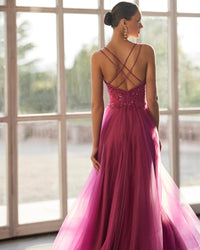 VESTITO L C/STOLA - MARFIL