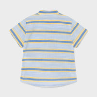 Camicia m/l lino collo corean - MAYORAL