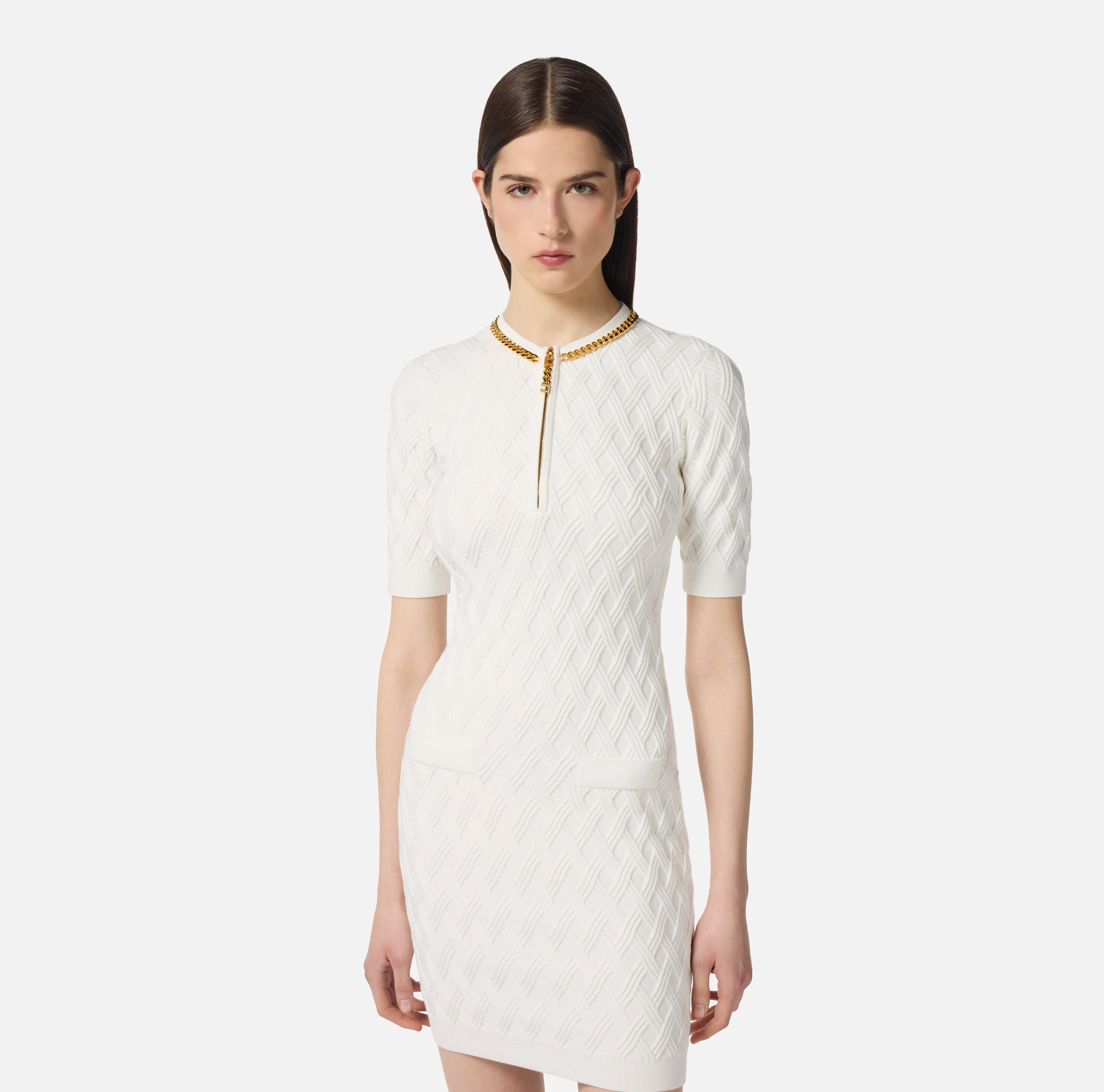 VESTITO IN MAGLIA+CATENA - ELISABETTA FRANCHI