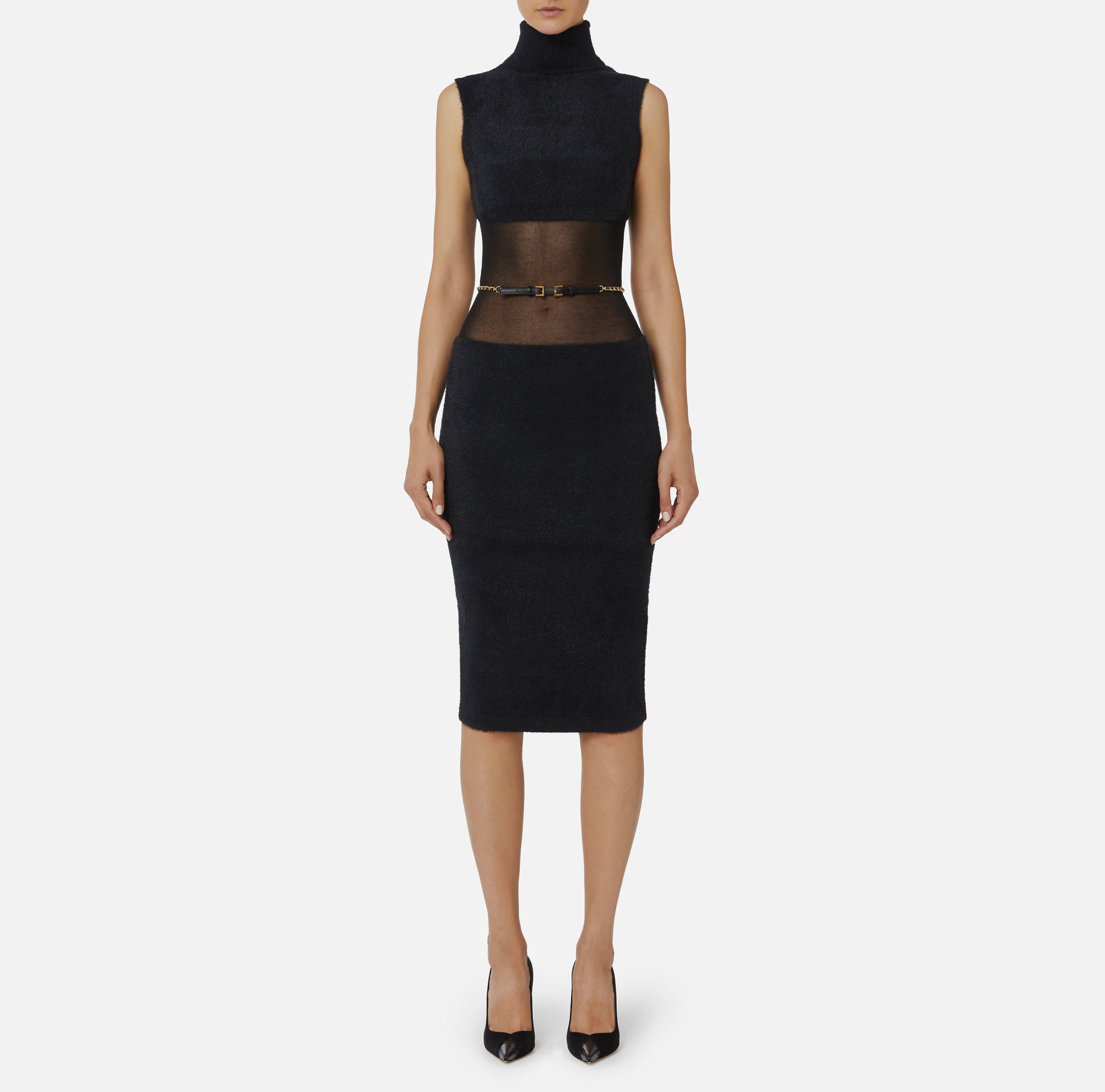 VESTITO IN MAGLIA C/CINTURA - ELISABETTA FRANCHI