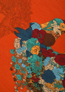 FOULARD FIORI PLISSE - NALì