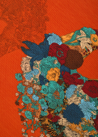 FOULARD FIORI PLISSE - NALì