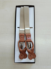 bretelle 2,5 BRT 2,5 C/BAFFI+CLIPS MARRONE Clerici 