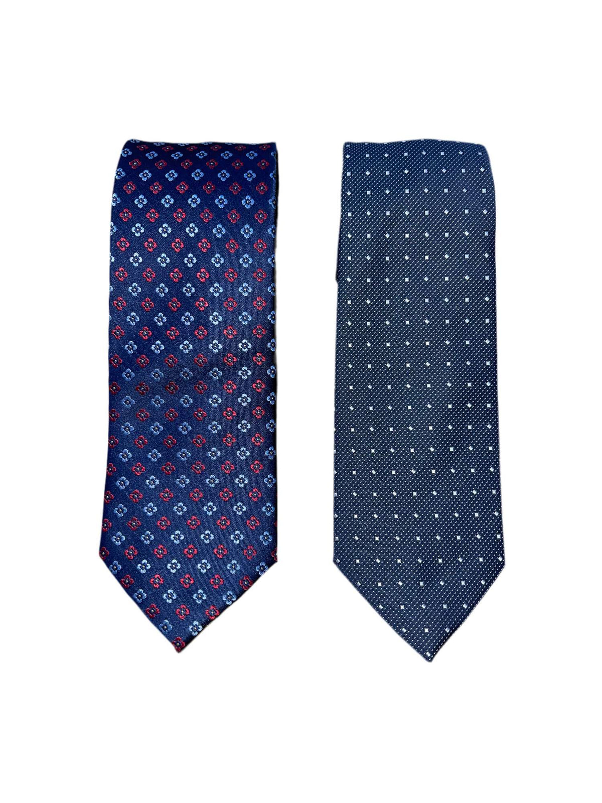 cravatta CRJPOLY 7,5CM BLU Clerici 