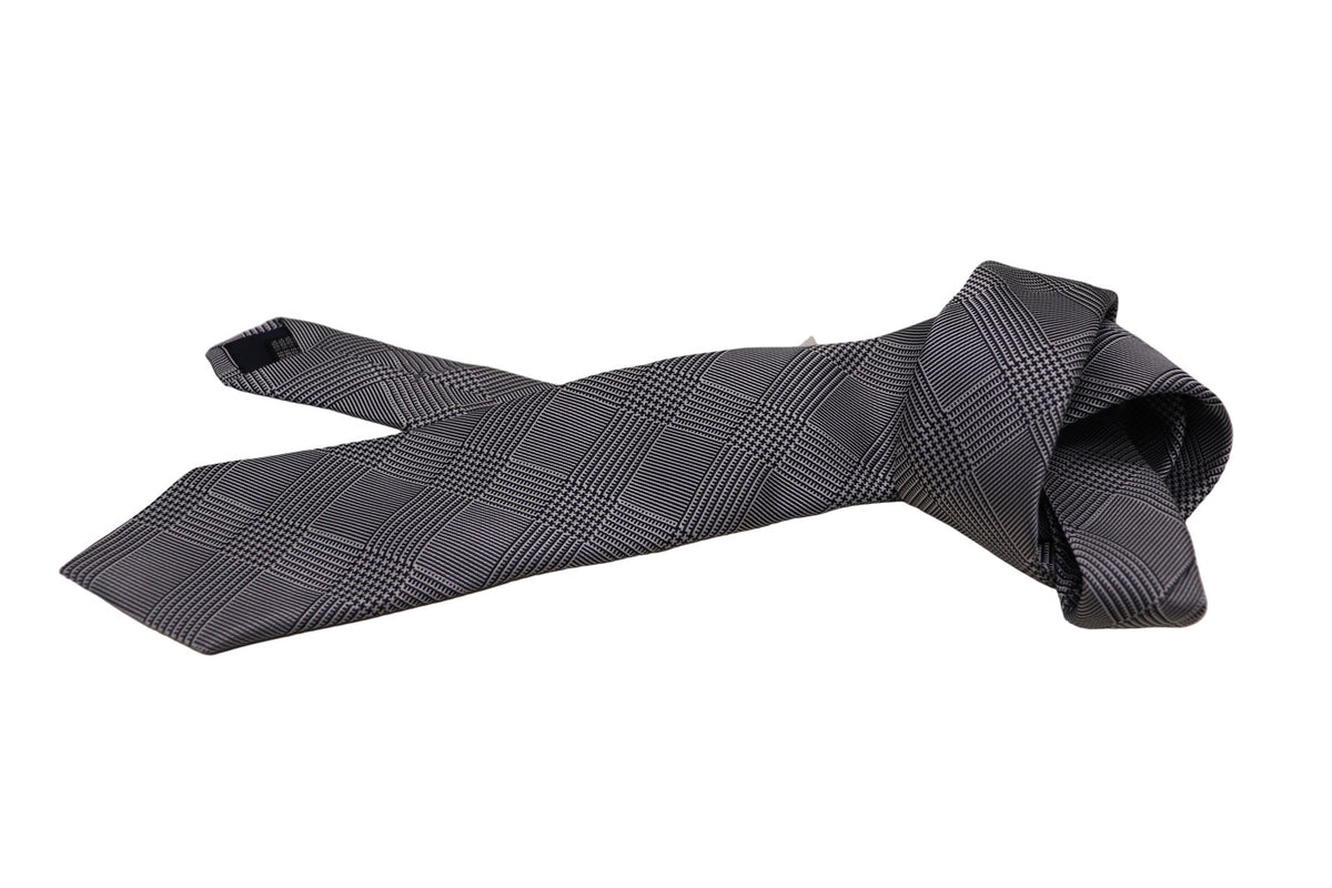 cravatta CRJPOLY 7,5CM GRIGIO Clerici 