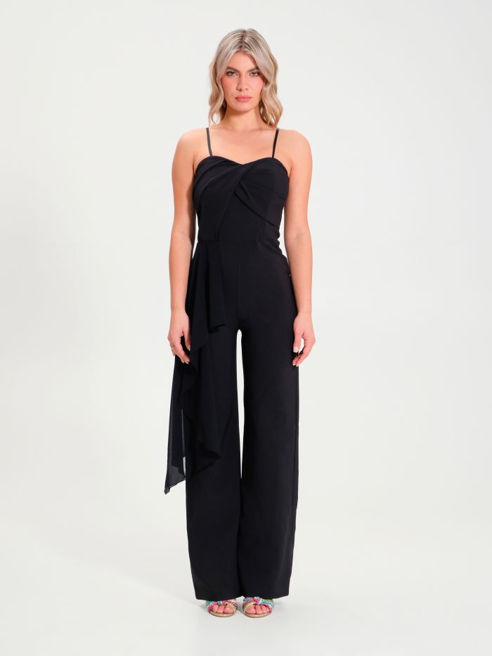 Tuta Salopette Nera Vestito TUTA RINASCIMENTO – Gruppo Collu Abbigliamento