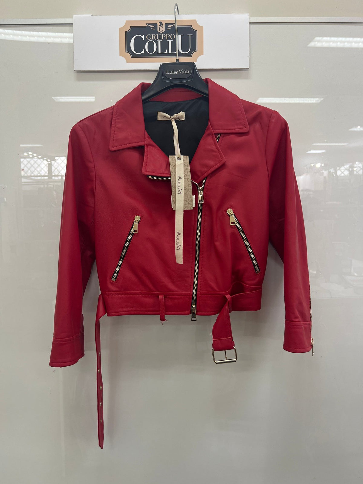 giubbino nappa QD340 NAPPA ROSSO Adele M 