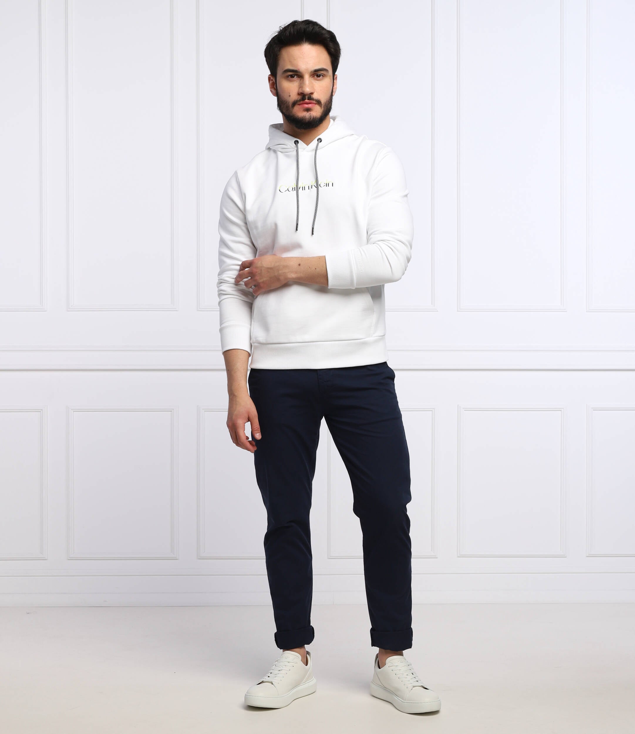 FELPA C/CAPPUCCIO - CALVIN KLEIN K10K108931 YAF Calvin Klein 