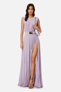 VESTITO LUNGO C/CINTURA - ELISABETTA FRANCHI AB21822E2 420 Elisabetta Franchi 