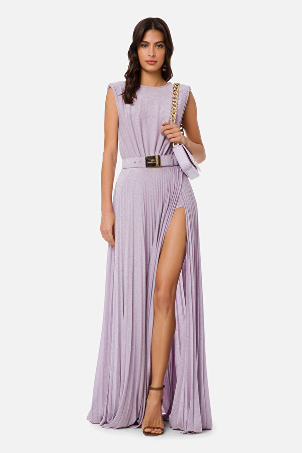 VESTITO LUNGO C/CINTURA - ELISABETTA FRANCHI AB21822E2 420 Elisabetta Franchi 