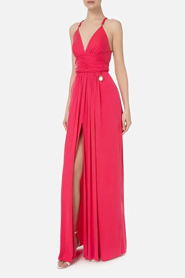 VESTITO LUNGO  - ELISABETTA FRANCHI AB43032E2 560 Elisabetta Franchi 