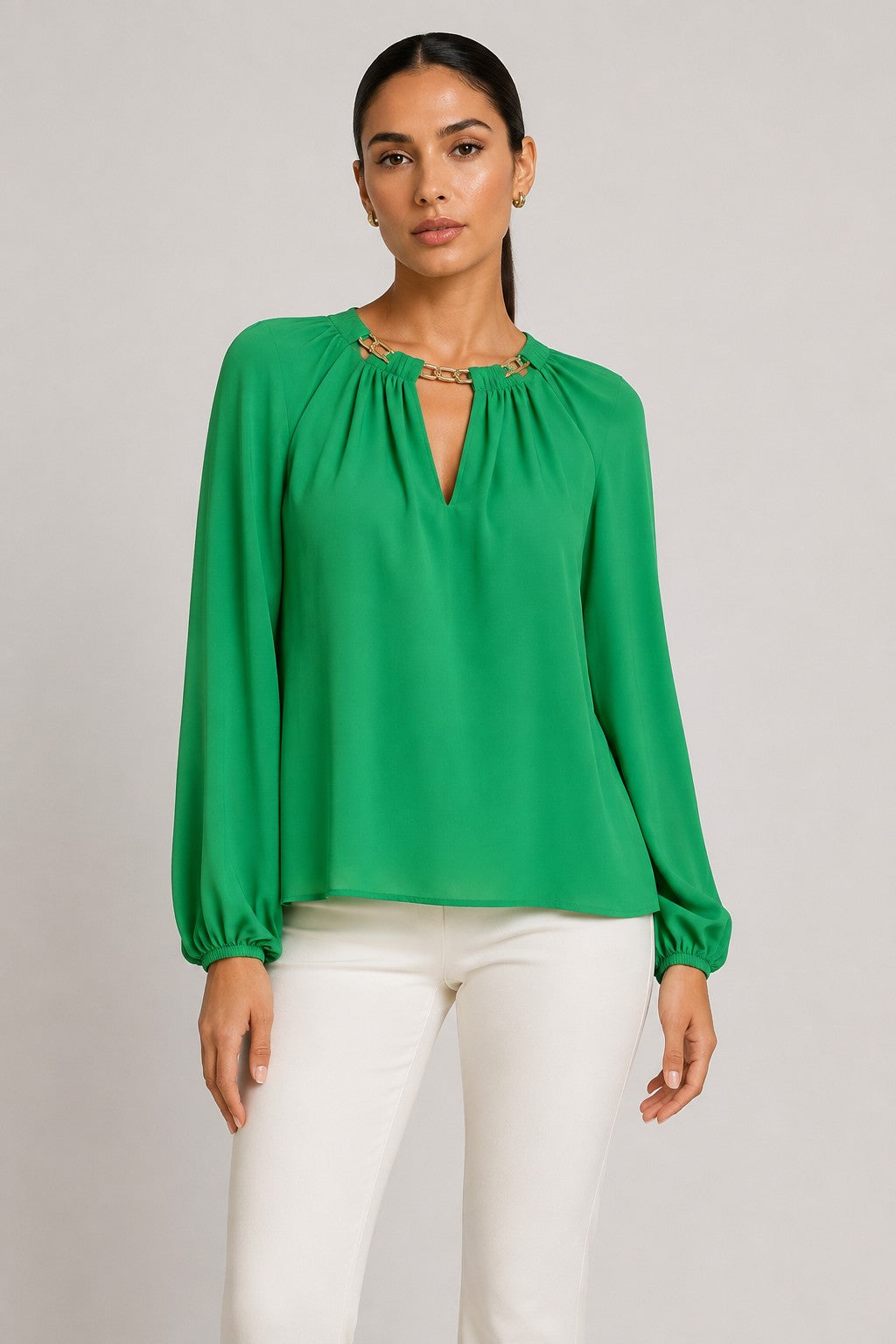 BLUSA C/CATENA ML - RINASCIMENTO CFC0018941002 B569 Rinascimento 