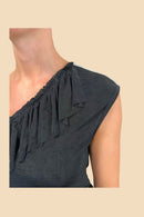 top GIRASOLE-TOP070 NERO JOi Milano 
