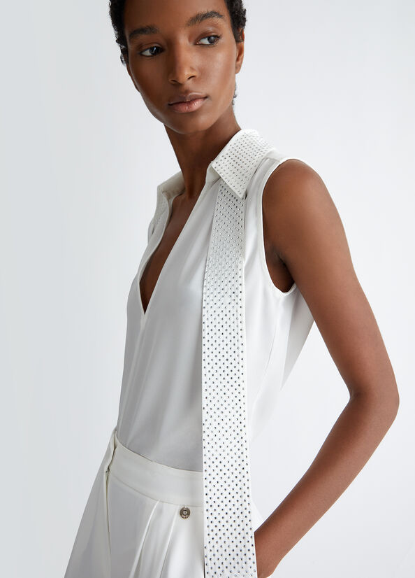 BLUSA C/STRASS - LIU JO CA4157T0414 X0256 Liu Jo 