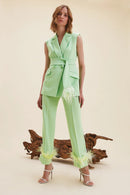 GILET S/MANICA C/SCIARPA - NENETTE BELLAGIO 2193 Nenette 