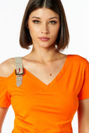 t-shirt 241NS066 BIANCO No Secrets 