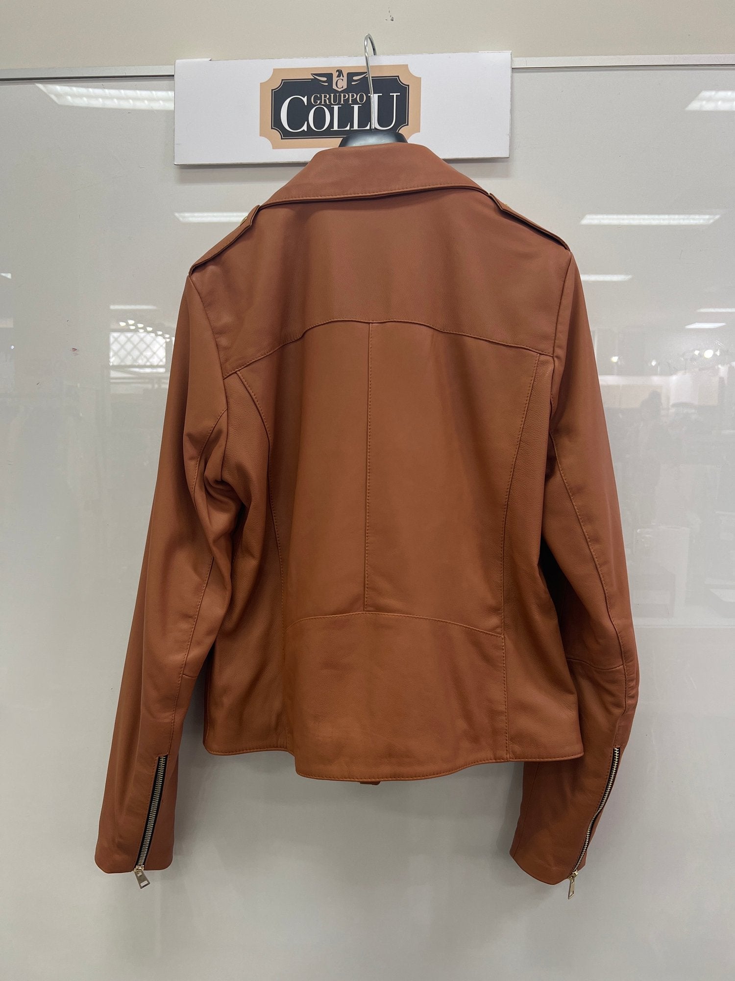 giubbino pelle QD738 CAMMELLO Adele M 