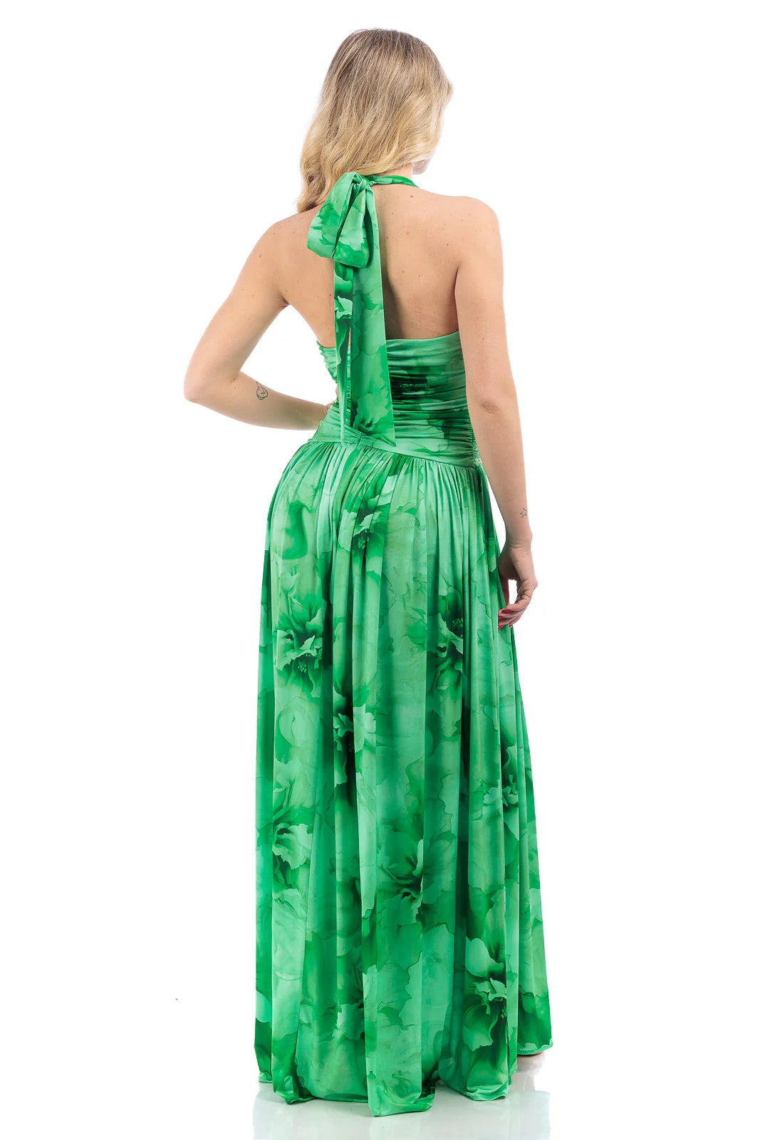 vestito S00853 FANT.VERDE BABYLON 